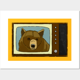 A Bear on TV Posters and Art